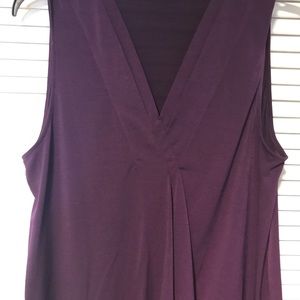 Dressy tank top deep purple